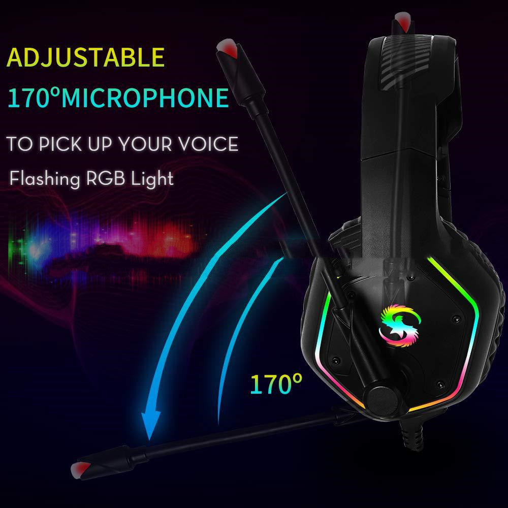 RGB Light Gaming Headset