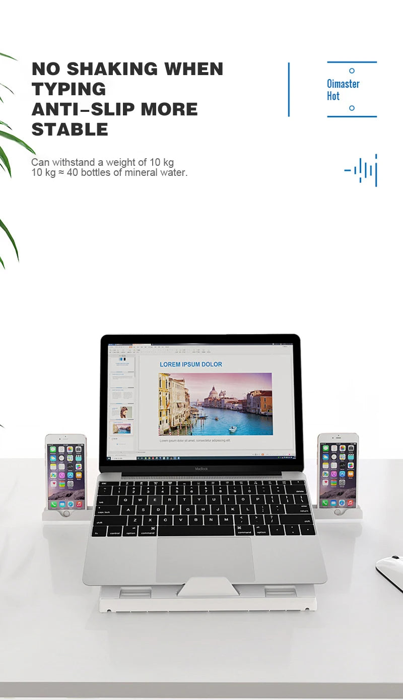Aluminum Folding Laptop Stand