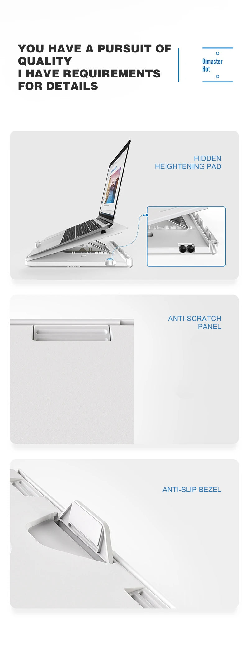 Aluminum Folding Laptop Stand
