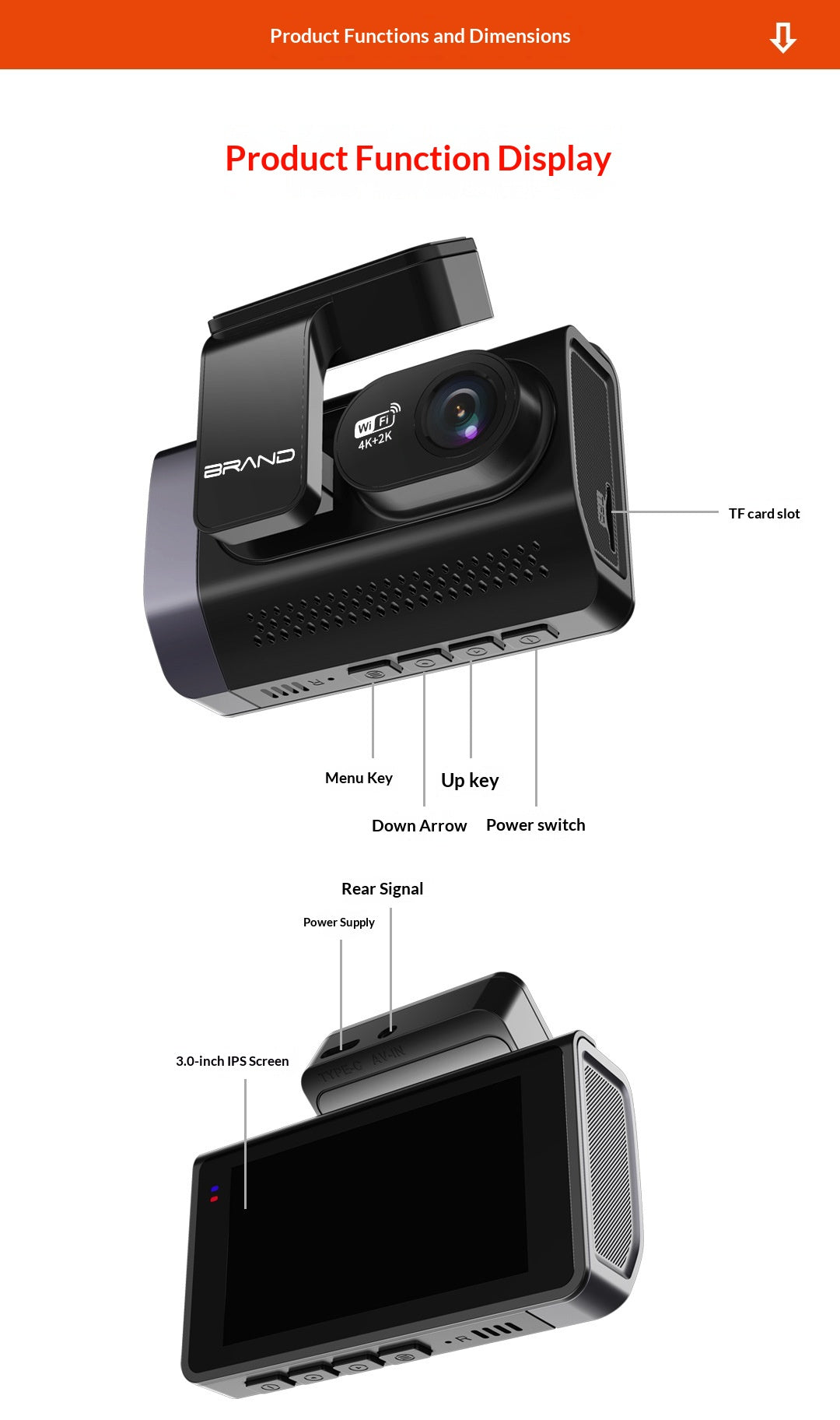 Cross-border HD Dash Cam