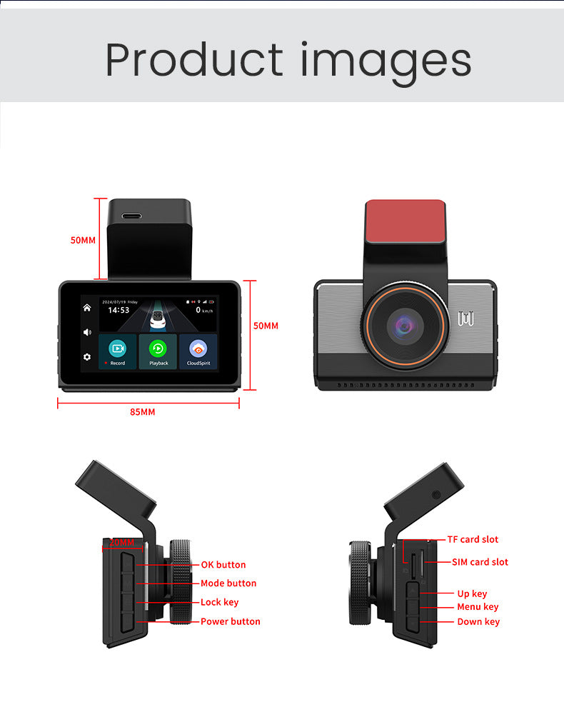 2K HD Dash Cam