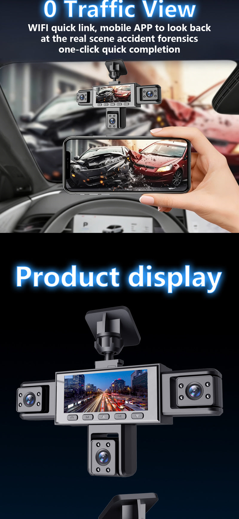 Five Camera Driving Recorder